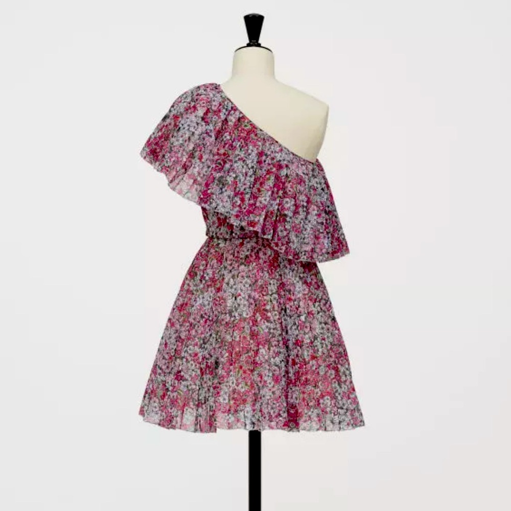 Giambattista x HM one shoulder floral dress